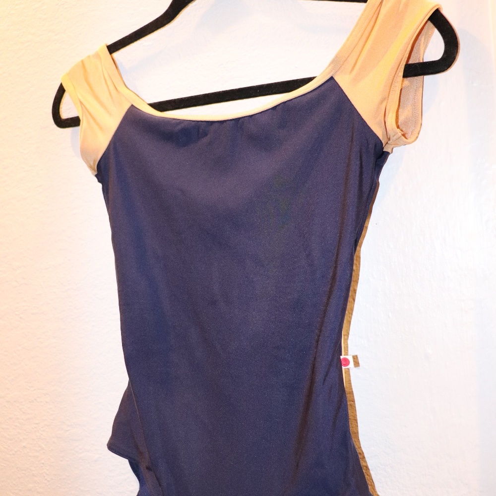 Yumiko Blue/Gold Leotard